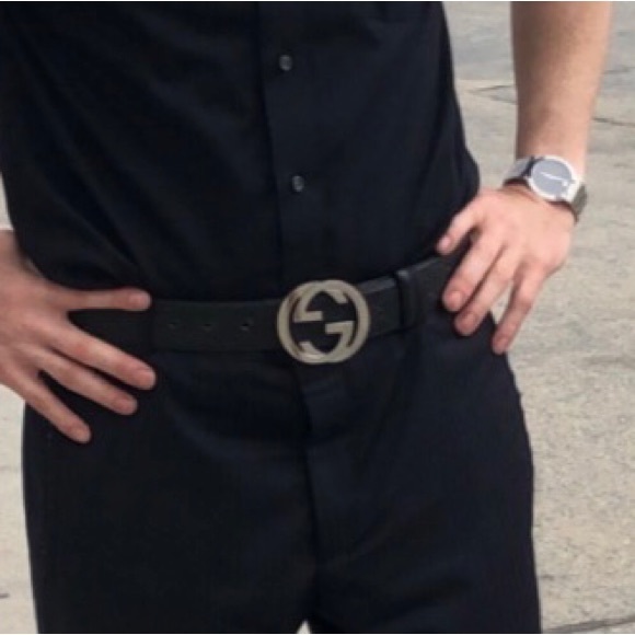 GUCCI - Signature Leather Belt - 80-32 - Picture 15 of 16